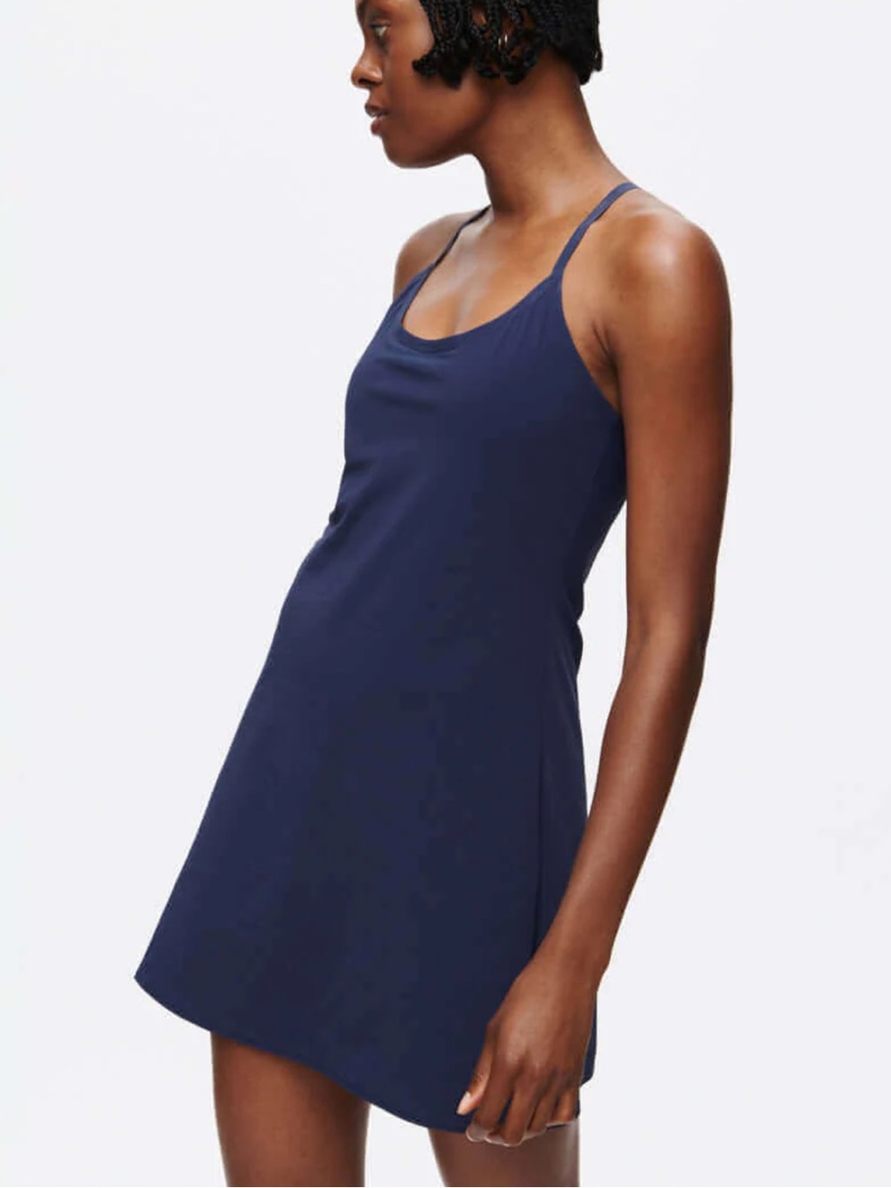 Outdoor Voices Navy Blue Athletic Dress